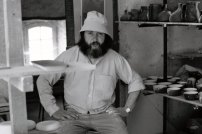 Jean Payen dans son atelier gordien, c. 1976.