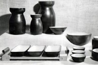Vases, raviers, service à crème, c. 1960.