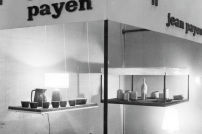 Stand de Jean Payen dans un "salon" parisien en janvier 1964.